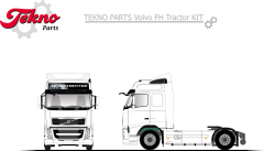 Volvo FH03 Globetrotter 4x2 tractor chassis kit 