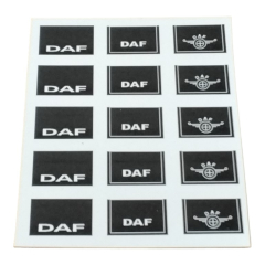 Sticker set mudflaps "DAF old II"