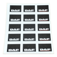 Sticker set mudflaps "DAF"