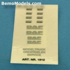 Sticker set DAF XF105
