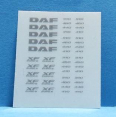 Sticker set DAF XF Euro 6