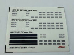 Sticker set DAF 65/75/85 + CF75/85