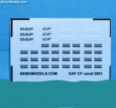 Sticker set DAF CF vanaf 2001 