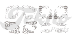Window decoration DAF decal