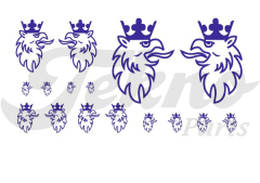 Scania griffin blue decal