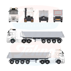 Mod 299028Db+ / TB Volvo Aero + 4 As Kipper
