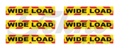 Wide load sign decal