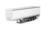 T.B. curtainsider trailer with dropsides.