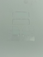 Volvo F10/12/16 Globetrotter window set. To use with or without sunvisor