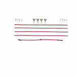 Set load straps (Red) (5pcs)