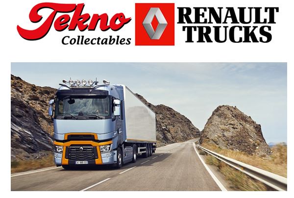 Tekno presenteert de Renault Trucks T High nu ook als schaalmodel 1/50!