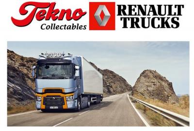 Tekno präsentiert den Renault Trucks T High  nun auch als Modell im Maßstab 1/50!